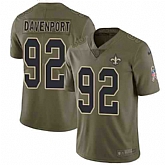 Nike Saints 92 Marcus Davenport Olive Salute To Service Limited Jersey Dzhi,baseball caps,new era cap wholesale,wholesale hats